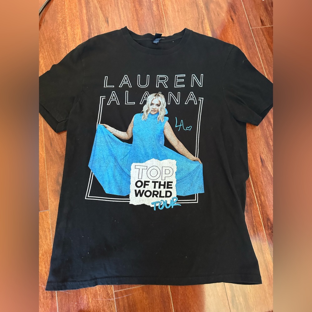 Lauren Alaina Top Of The World Tour T-Shirt tee country pop singer american idol
